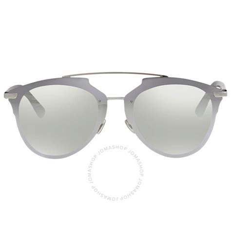 Dior Silver Mirror Geometric Ladies Sunglasses 